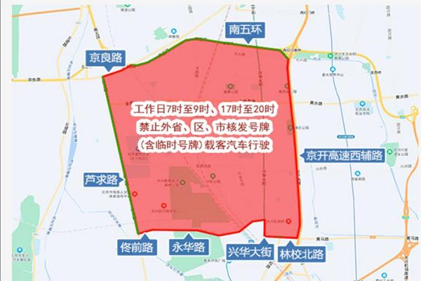 北京外地车限行规定2023最新